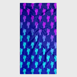 Бандана-труба Billie Eilish: Violet Pattern, цвет: 3D-принт — фото 2