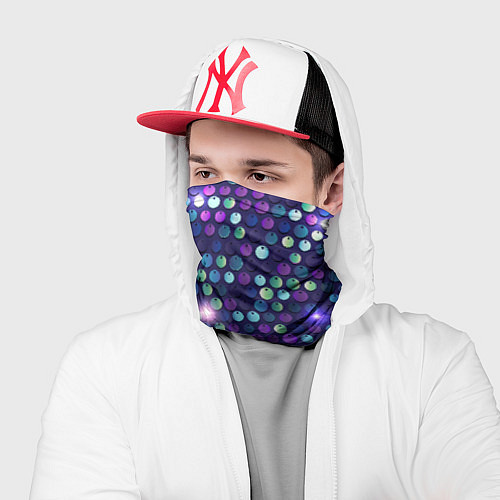 Бандана Блестки диско / 3D-принт – фото 2