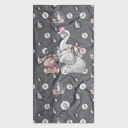 Бандана-труба Слоник, цвет: 3D-принт — фото 2