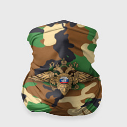 Бандана-труба Камуфляж с гербом МВД, цвет: 3D-принт