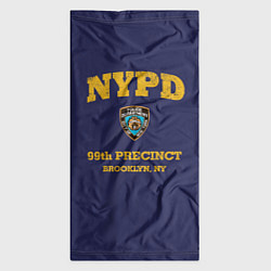 Бандана-труба Бруклин 9-9 департамент NYPD, цвет: 3D-принт — фото 2