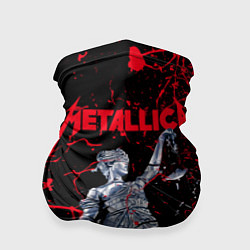 Бандана-труба Metallica, цвет: 3D-принт