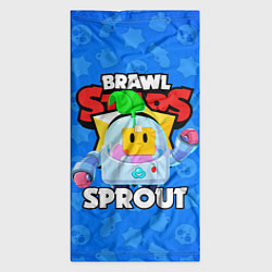 Бандана-труба BRAWL STARS SPROUT, цвет: 3D-принт — фото 2