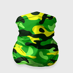 Бандана-труба КАМУФЛЯЖ GREEN, цвет: 3D-принт