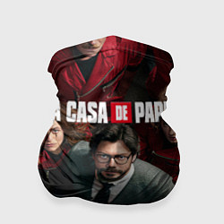 Бандана-труба La Casa de Papel Z, цвет: 3D-принт