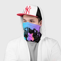 Бандана-труба MARSHMELLO, цвет: 3D-принт — фото 2