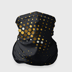 Бандана-труба Black gold, цвет: 3D-принт