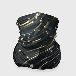 Бандана-труба Абстракция искры полосы боке, цвет: 3D-принт