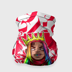 Бандана-труба 6ix9ine Tekashi, цвет: 3D-принт