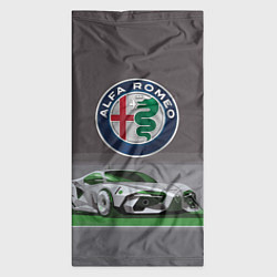 Бандана-труба Alfa Romeo motorsport, цвет: 3D-принт — фото 2