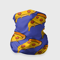 Бандана-труба Кусочки пиццы, цвет: 3D-принт