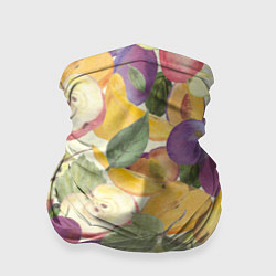 Бандана-труба Фрукты Фруктовый сад, цвет: 3D-принт