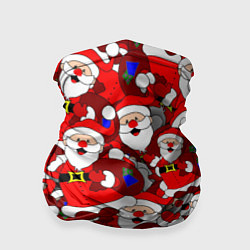 Бандана-труба Русский Санта Клаус, цвет: 3D-принт