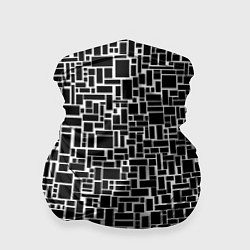 Бандана-труба Геометрия ЧБ Black & white, цвет: 3D-принт