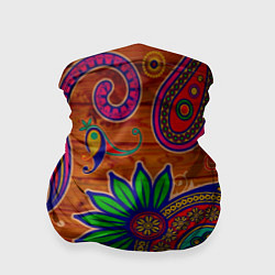 Бандана-труба Узоры текстура фон, цвет: 3D-принт
