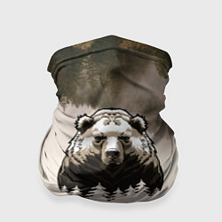 Бандана-труба Хозяин леса, цвет: 3D-принт