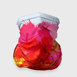 Бандана-труба Брызги краски, цвет: 3D-принт