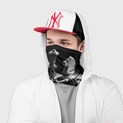 Бандана-труба Шахматы, цвет: 3D-принт — фото 2