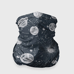 Бандана-труба Звезды, планеты и созвездия, цвет: 3D-принт