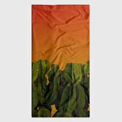 Бандана-труба Кактусы на закате, цвет: 3D-принт — фото 2