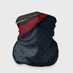 Бандана-труба 3D Dark red & black, цвет: 3D-принт