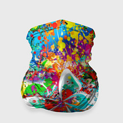 Бандана-труба ЯРКИЕ КРАСКИ, цвет: 3D-принт