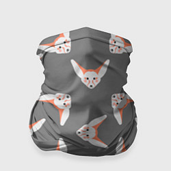 Бандана-труба Лиса Фенек, цвет: 3D-принт