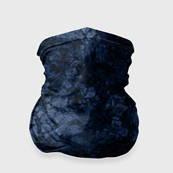 Бандана Темно-синяя текстура камня
