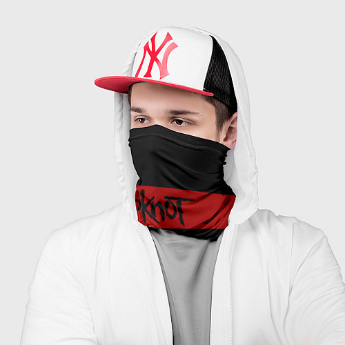 Бандана Полосатый Slipknot / 3D-принт – фото 2
