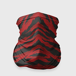 Бандана-труба Красная шкура тигра, цвет: 3D-принт