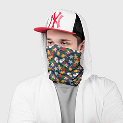 Бандана-труба Игрушки Ёлочные, цвет: 3D-принт — фото 2