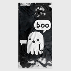 Бандана-труба ХЕЛЛУОИН ПРИВЕДЕНИЕ БУ! HALLOWEEN GHOST BOO!, цвет: 3D-принт — фото 2