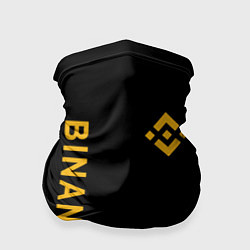 Бандана-труба БИНАНС ЛОГО КАРБОН BINANCE LOGO, цвет: 3D-принт