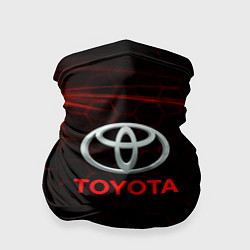 Бандана-труба Toyota Неоновые соты, цвет: 3D-принт