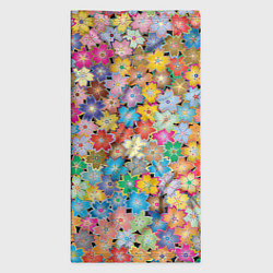 Бандана-труба Цветы цветочки, цвет: 3D-принт — фото 2