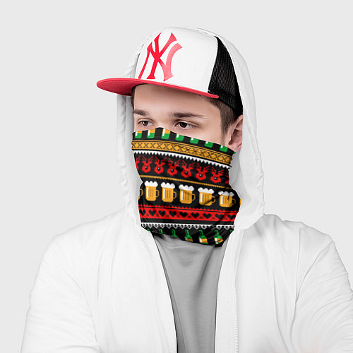 Бандана Пивной свитер / 3D-принт – фото 2