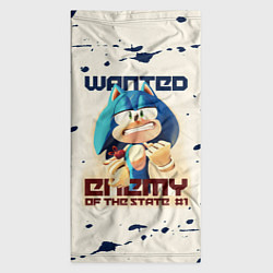 Бандана-труба SONIC WANTED СОНИК, цвет: 3D-принт — фото 2