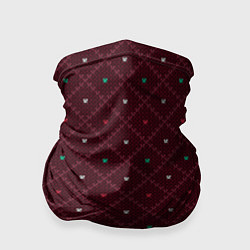 Бандана-труба Knitted Texture, цвет: 3D-принт