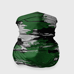 Бандана-труба Green Paint Splash, цвет: 3D-принт