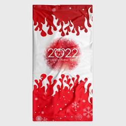 Бандана-труба Happy New Year Fire, цвет: 3D-принт — фото 2