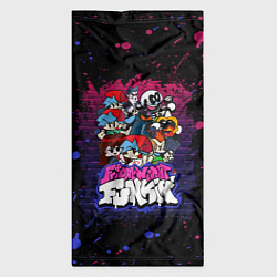 Бандана-труба FRIDAY NIGHT FUNKIN НЕОНОВАЯ СТЕНА FNF, цвет: 3D-принт — фото 2
