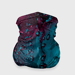 Бандана-труба Ностальгия фиолетового дождя, цвет: 3D-принт