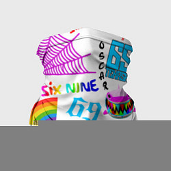 Бандана-труба 6IX9INE паттерн, цвет: 3D-принт