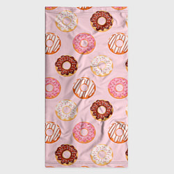 Бандана-труба Pink donuts, цвет: 3D-принт — фото 2