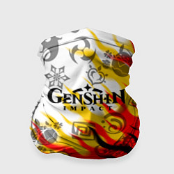 Бандана-труба Genshin Impact - Fire, цвет: 3D-принт