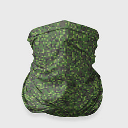Бандана-труба Военный Камуфляж Цифра, цвет: 3D-принт
