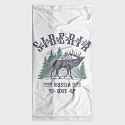 Бандана-труба SIBERIA из России с Любовью, цвет: 3D-принт — фото 2