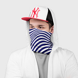 Бандана-труба ИЛЛЮЗИЯ В ПОЛОСАХ ОБМАН ЗРЕНИЯ, цвет: 3D-принт — фото 2