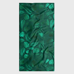 Бандана-труба Яркие зеленые листья, цвет: 3D-принт — фото 2