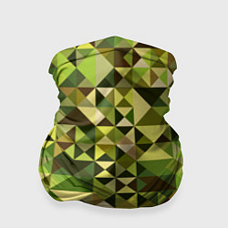 Бандана-труба Камуфляж Призма - лес, цвет: 3D-принт